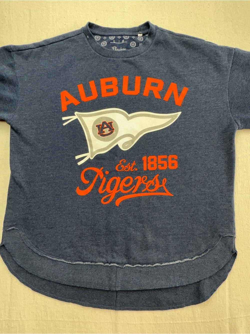 Pressbox Auburn Tigers Fleece Sweatshirt Women’s Large Gray Blue NCAA (e) - Picture 5 of 10